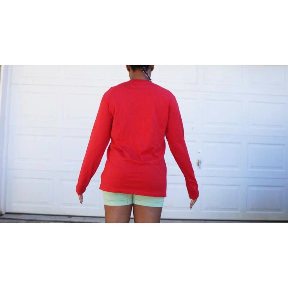 Polo Ralph Lauren Kids L Large Red Long Sleeve Crew Neck T-Shirt NWT Pony Logo